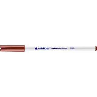 Pisak tekstylny e-4600 EDDING, 1 mm, brązowy, Pisaki, Artykuły do pisania i korygowania