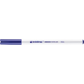 Pisak tekstylny e-4600 EDDING, 1 mm, niebieski, Pisaki, Artykuły do pisania i korygowania