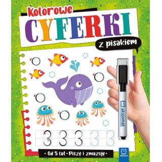 Kolorowe cyferki z pisakiem. Piszę i zmazuję (od 5, Podkategoria, Kategoria