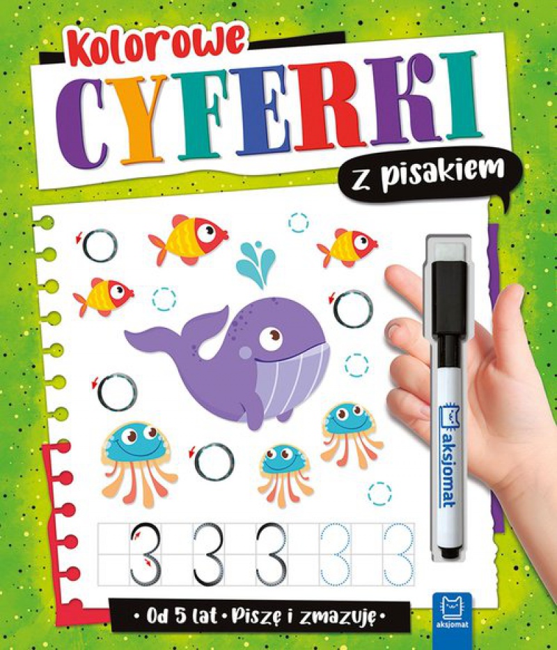 Kolorowe cyferki z pisakiem. Piszę i zmazuję (od 5, Podkategoria, Kategoria