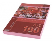 PAPIER A4 160gr. RÓŻOWY /100/, Podkategoria, Kategoria