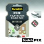 Mounting tape, double-sided SCOTCH-FIX® (4496G-1950-P), 19mm, 5m, 7kg