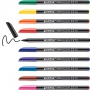 Pisak z cienką końcówką e-1200 EDDING, 1 mm, 10 szt., zawieszka, mix kolorów, Pisaki, Artykuły do pisania i korygowania