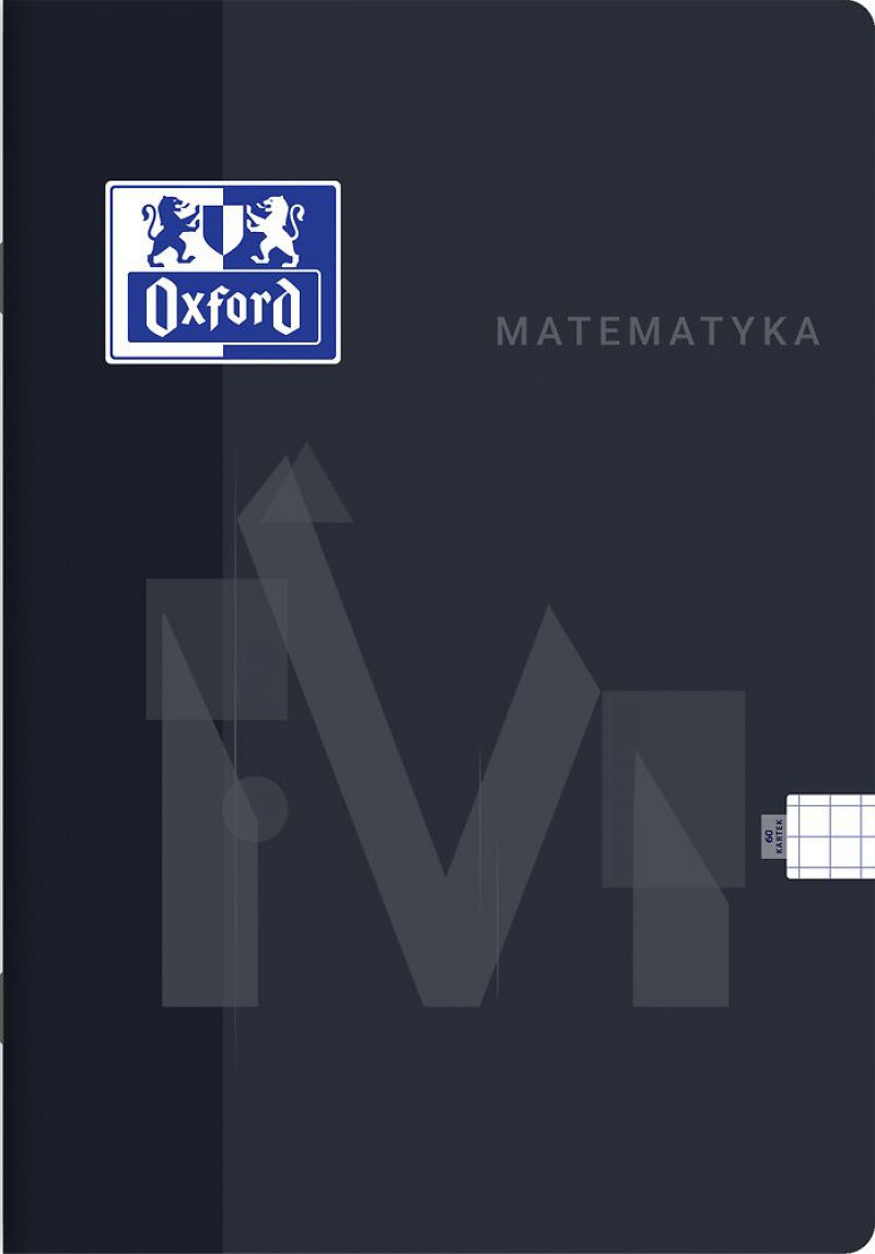 ZESZYT OXFORD MATEMATYKA A4 60K.KRATKA 5szt., Podkategoria, Kategoria