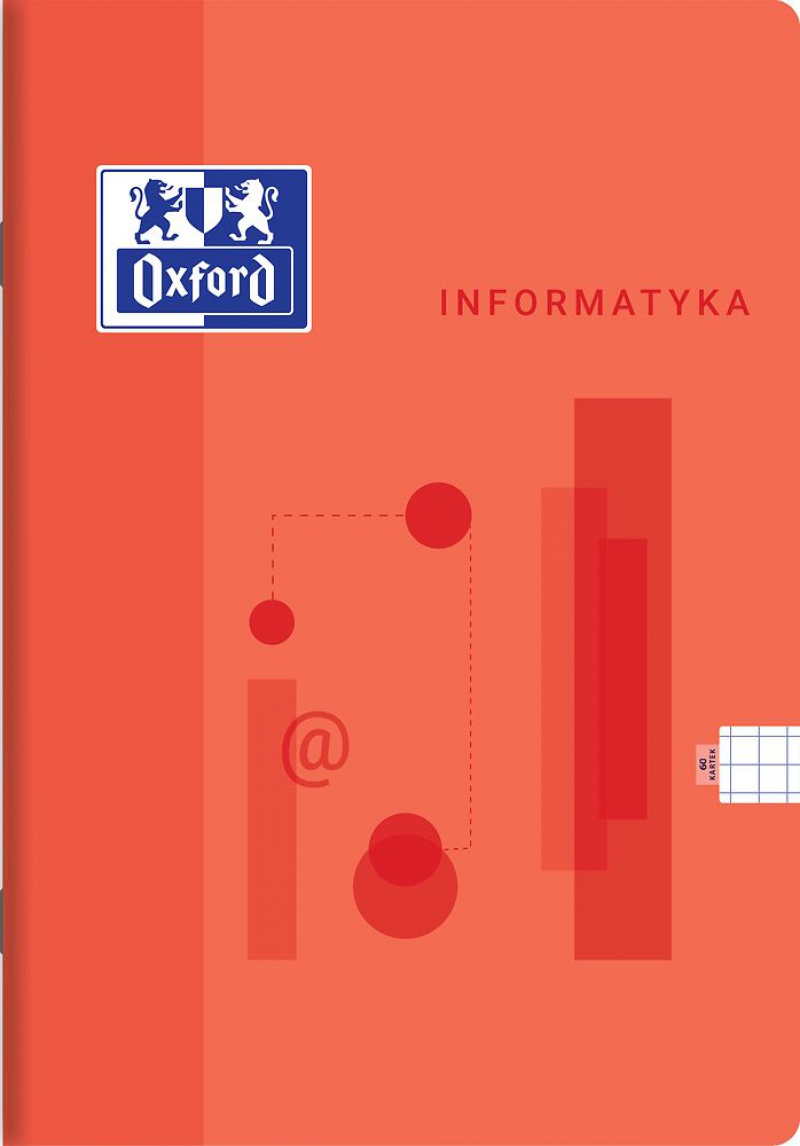 ZESZYT OXFORD INFORMATYKA A5/60K KRATKA /5/, Podkategoria, Kategoria