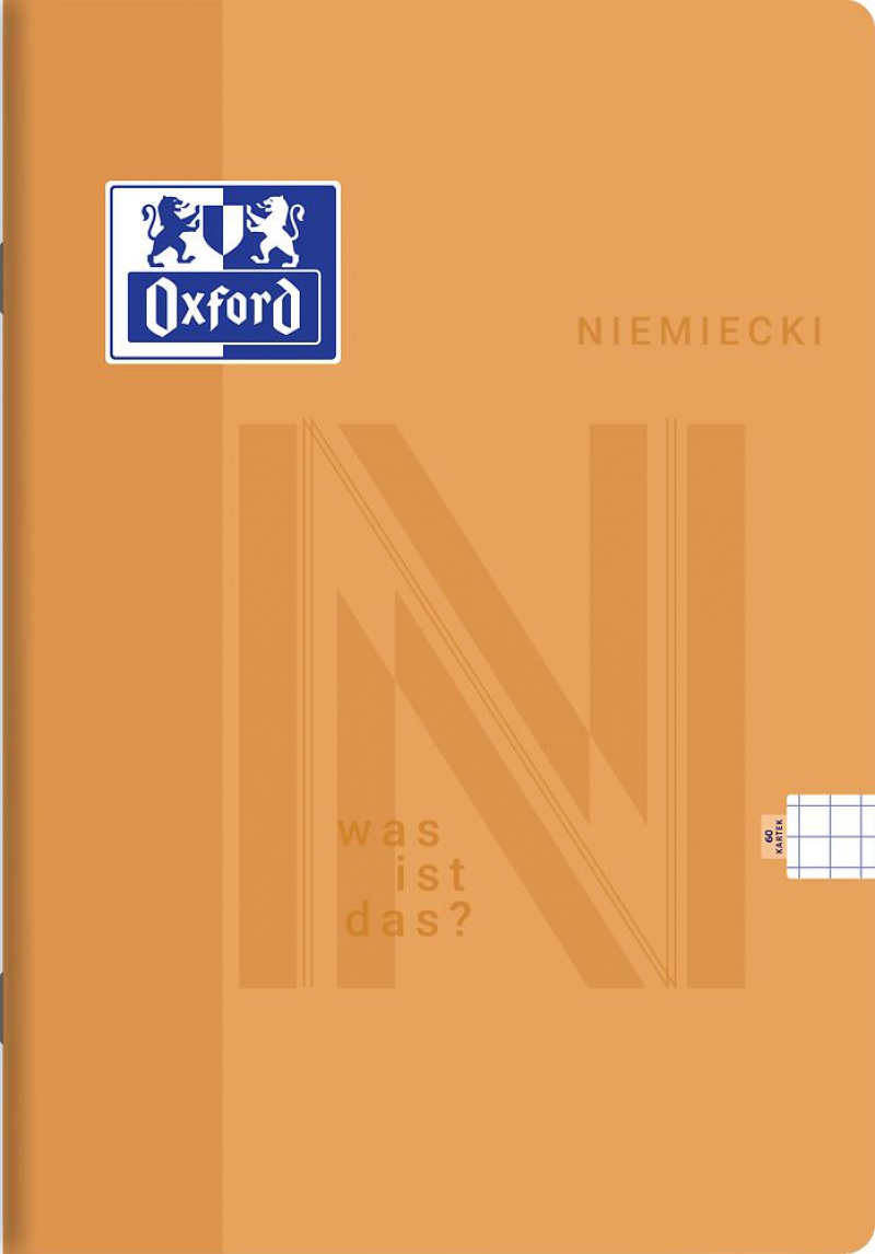 ZESZYT OXFORD J.NIEMIECKI A5/60K KRATKA /5/, Podkategoria, Kategoria