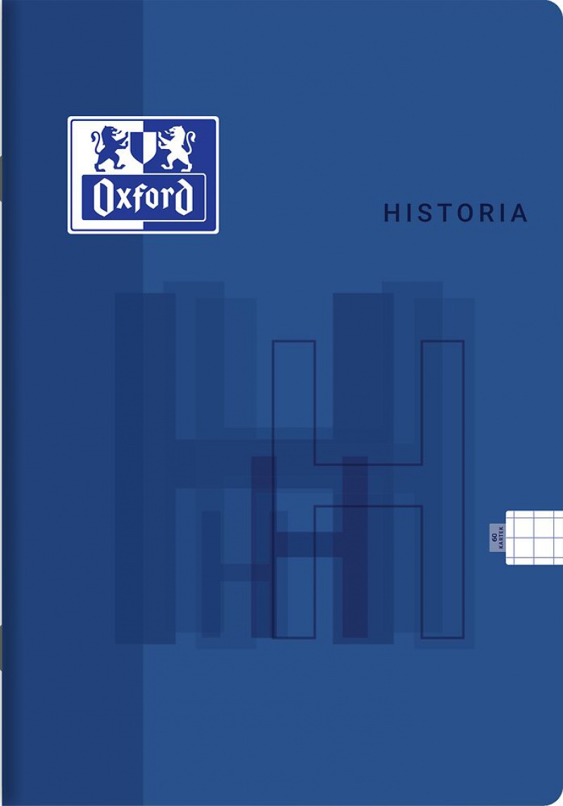 ZESZYT OXFORD HISTORIA A5/60K KRATKA /5/, Podkategoria, Kategoria