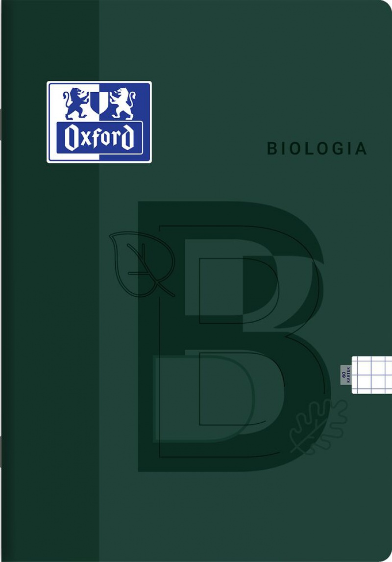 ZESZYT OXFORD BIOLOGIA A5/60K KRATKA /5/, Podkategoria, Kategoria