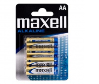 Battery MAXELL alkaline LR6, 4 pcs