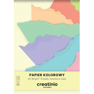 PAPIER KOLOROWY TOP CREATINIO A5 10K.80gr., Podkategoria, Kategoria