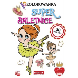 KOLOROWANKA SUPERBALETNICE Z NAKLEJKAMI 8583, Podkategoria, Kategoria