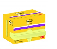 Karteczki samoprzylepne POST-IT® Super Sticky (622-12SSCY-EU), 47,6x47,6 mm, 12x90 kart., żółte, Bloczki samoprzylepne, Papier i etykiety