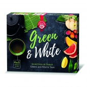 Tea TEEKANNE Green&White, set, 30 envelopes