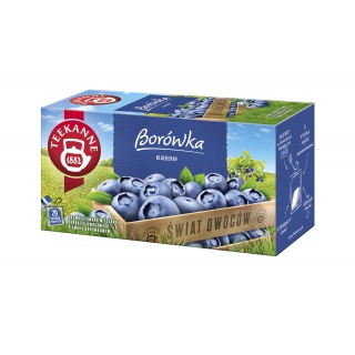 Herbata TEEKANNE World of Fruits, Borówka, 20 kopert, Herbaty, Artykuły spożywcze