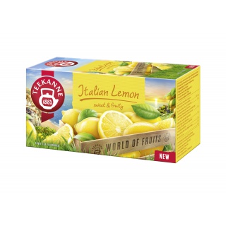 Herbata TEEKANNE World of Fruits, Italian Lemon, 20 kopert, Herbaty, Artykuły spożywcze