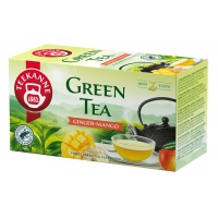 Tea TEEKANNE, green, ginger&mango, 20 envelopes
