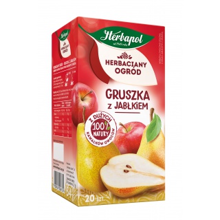 Herbata HERBAPOL Herbaciany Ogród, 20 torebek, gruszka z jabłkiem, Herbaty, Artykuły spożywcze