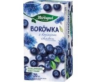 Tea HERBAPOL herb and fruit, 20 bags, blueberry with cornflower