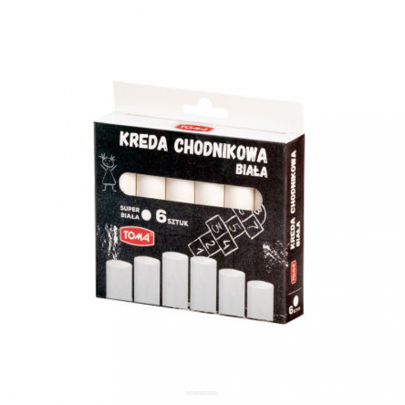 KREDA CHODNIKOWA BIAŁA /6/, Kreda, Plastyka
