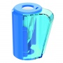 Temperówka plastikowa KEYROAD Cup-Sharpy, pojedyncza, z pojemnikiem, pudełko, mix kolorów