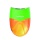 Temperówka plastikowa KEYROAD, podwójna, blister, mix kolorów