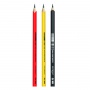 Ołówek drewniany KEYROAD, HB, kolorowa obudowa, pudełko, mix kolorów, Ołówki, Artykuły do pisania i korygowania