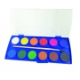 Farby akwarelowe KEYROAD, z pędzelkiem, 12 kolorów, zawieszka, Plastyka, Artykuły szkolne