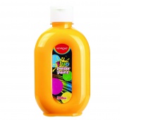 Farba plakatowa KEYROAD, Fluo, 300ml, butelka, neonowa pomarańczowa, Plastyka, Artykuły szkolne