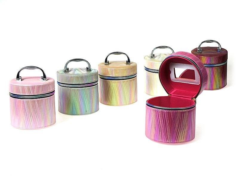 KUFEREK Z LUSTERKIEM "S" 14x14x13cm., Pudełka, kuferki, Art. dekoracyjne i prezentowe