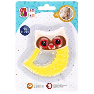 BAM BAM GRYZAK SÓWKA 13X18X2 6574, Dla najmłodszych, Zabawki