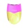 Temperówka plastikowa KEYROAD, pastel, podwójna, z pojemnikiem, blister, mix kolorów