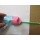 Temperówka plastikowa KEYROAD, pastel, podwójna, z pojemnikiem, blister, mix kolorów