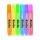 Klej brokatowy KEYROAD, 6x10g, fluorescencyjny, blister, mix kolorów