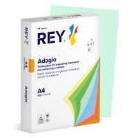 Papier ksero REY ADAGIO, A4, 80gsm, 81 j.zielony PASTEL *RYADA080X434 R200, 500 ark., Papier do kopiarek, Papier i etykiety