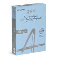 Papier ksero REY ADAGIO, A4, 80gsm, 01 niebieski pastel *RYADA080X419 R200, 500 ark., Papier do kopiarek, Papier i etykiety