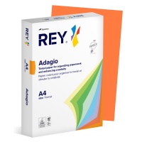 Papier ksero REY ADAGIO, A4, 80gsm, 21 pomarańczowy intense *RYADA080X427 R200, 500 ark., Papier do kopiarek, Papier i etykiety