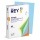 Papier ksero REY ADAGIO, A4, 80gsm, 48 j.niebieski VIVE/BRIGHT *RYADA080X421 R200, 500 ark.