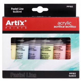 ZESTAW FARB AKRYLOWYCH 6 KOL. X 35ML, Podkategoria, Kategoria