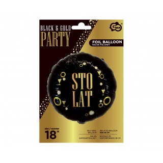 BALON FOLIOWY STO LAT B&G PARTY 18", Podkategoria, Kategoria
