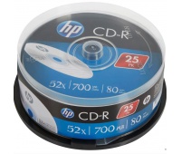 PŁYTY CD-R80 HP 700MB 52X CAKE 25szt., Podkategoria, Kategoria