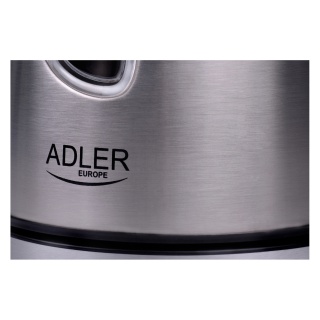 Czajnik elektryczny ADLER AD 1203, 1L, metal, srebrny, Czajniki, Wyposażenie biura