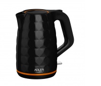 Electric kettle ADLER AD 1277, 1,7L, material, black