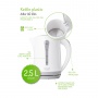 Electric kettle ADLER AD 1244, 2,5L, material, white