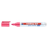 Marker do powierzchni szklanych E-95 EDDING, 1,5-3 mm, różowy, Markery, Artykuły do pisania i korygowania