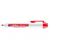 Marker permanentny automatyczny e-11 EDDING, 1,5-3mm, czerwony, Markery, Artykuły do pisania i korygowania