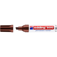 Permanent marker e-500 EDDING, 2-7 mm, brown