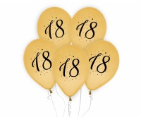 BALONY 18 ZŁOTE 12" 5szt., Podkategoria, Kategoria