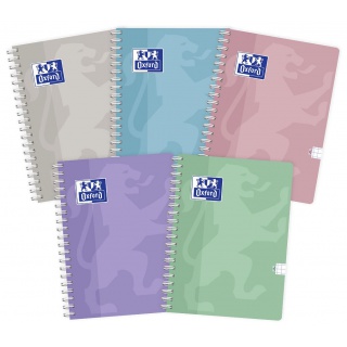 KOŁOZESZYT OXFORD TOUCH PASTEL A4 80K.KRATKA, Podkategoria, Kategoria