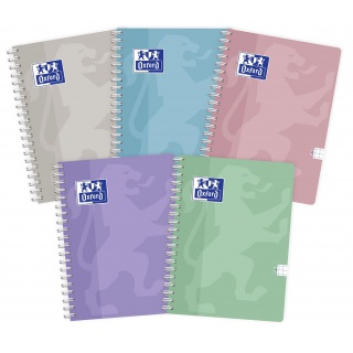 KOŁOZESZYT OXFORD TOUCH PASTEL A5 80K.KRATKA, Podkategoria, Kategoria