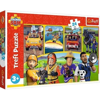 Puzzle 24 Maxi - Strażak Sam i przyjaciele !!, Podkategoria, Kategoria